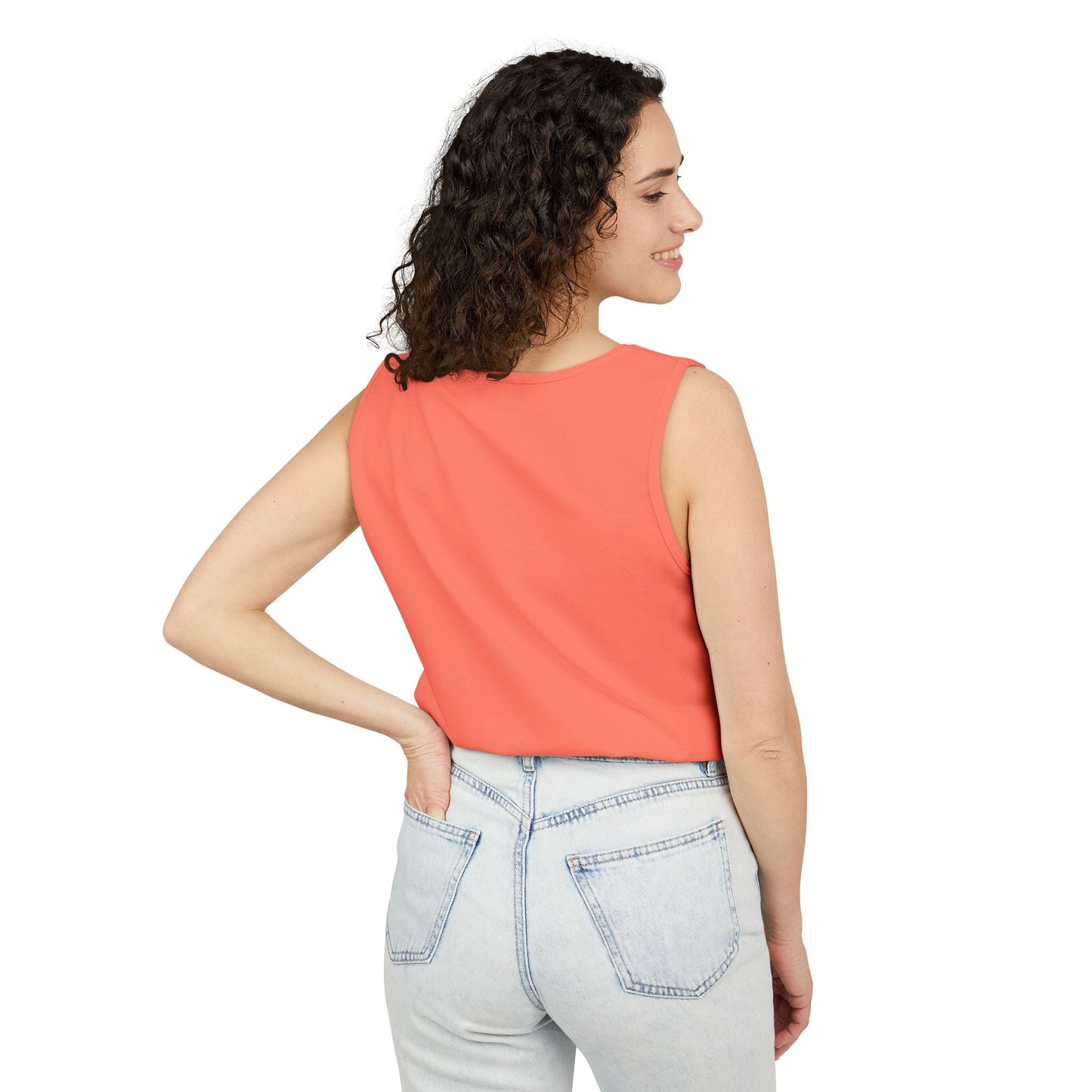 Floral Tank Top - 'Le Fragrance' Design Printify