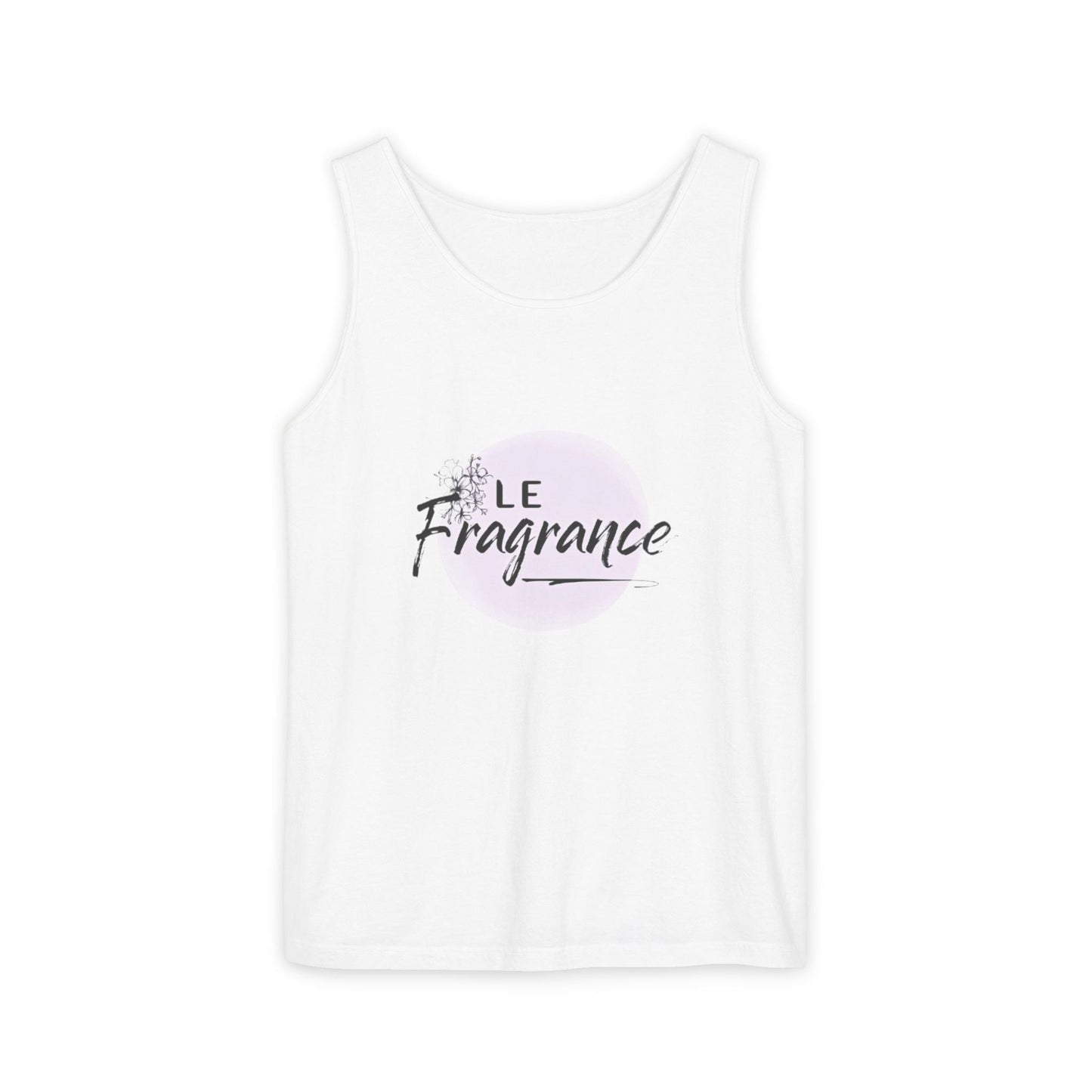 Floral Tank Top - 'Le Fragrance' Design Printify