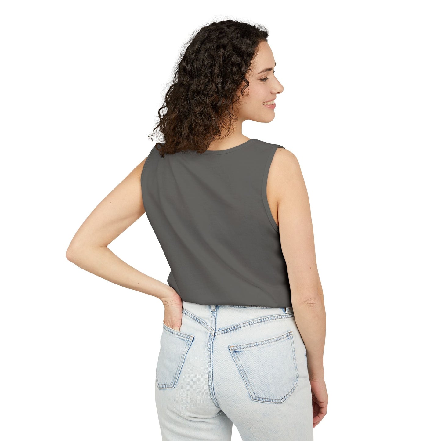 Floral Tank Top - 'Le Fragrance' Design Printify