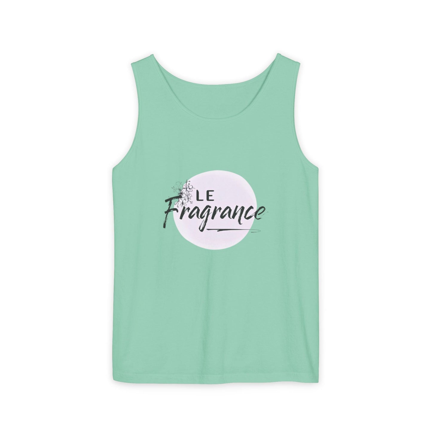 Floral Tank Top - 'Le Fragrance' Design Printify