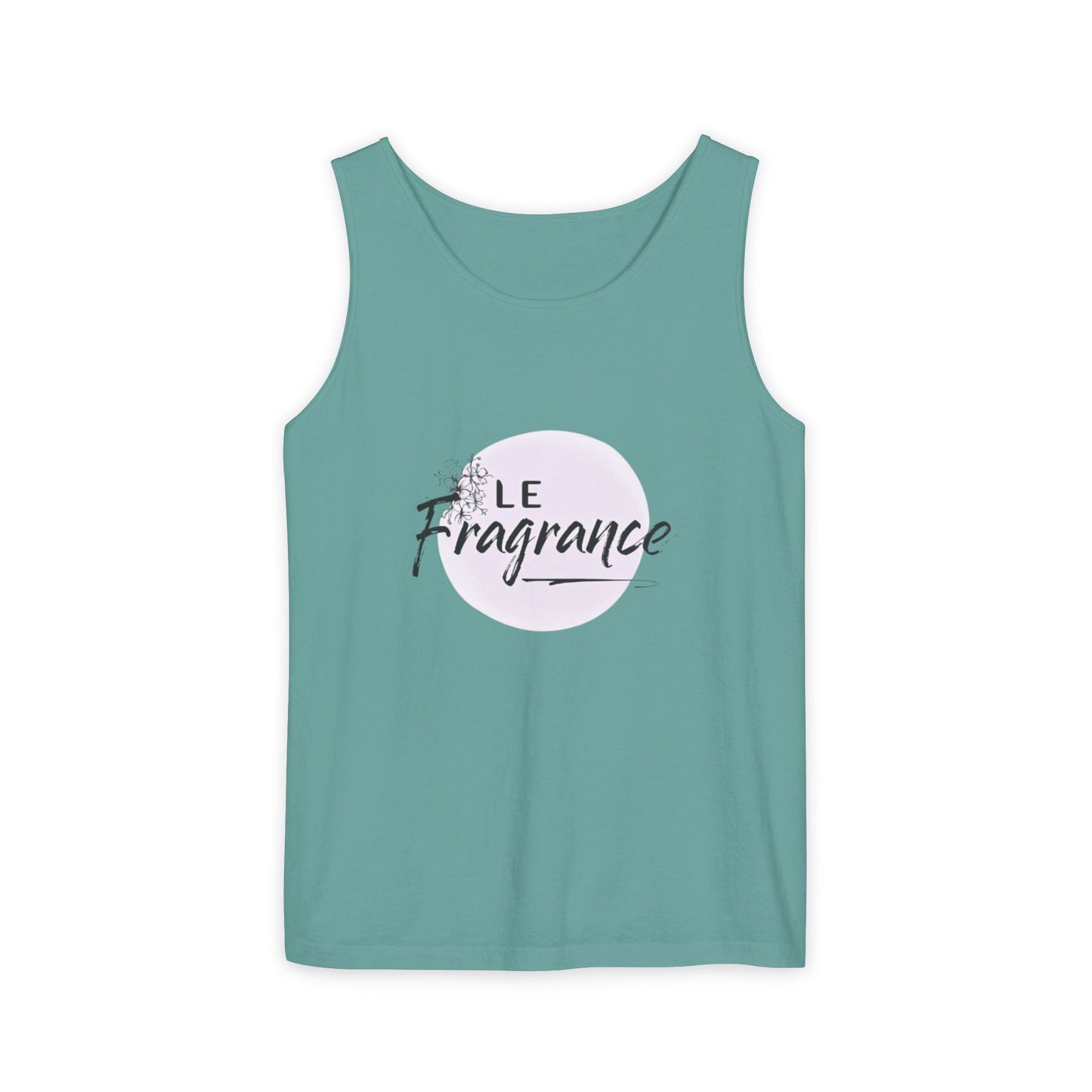 Floral Tank Top - 'Le Fragrance' Design Printify