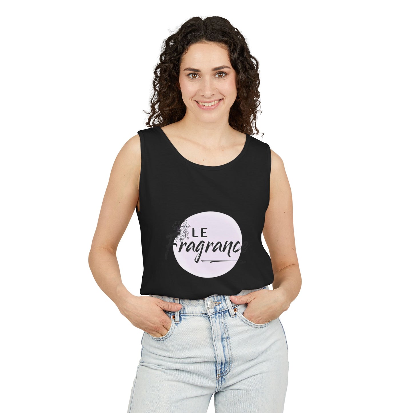 Floral Tank Top - 'Le Fragrance' Design
