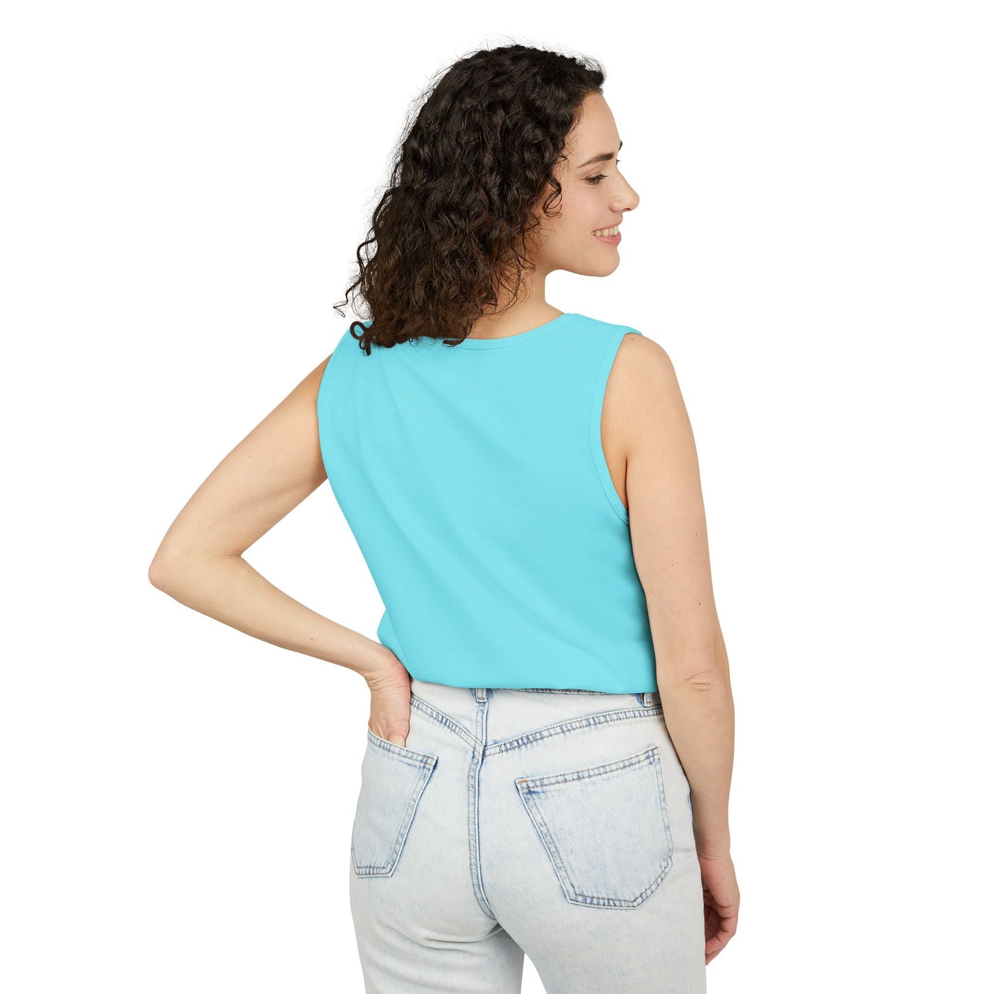 Floral Tank Top - 'Le Fragrance' Design Printify
