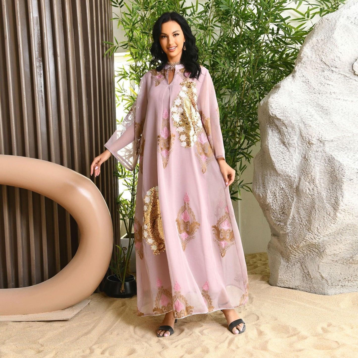 Sequin Embroidered Dress Glamorous LE Fragrance