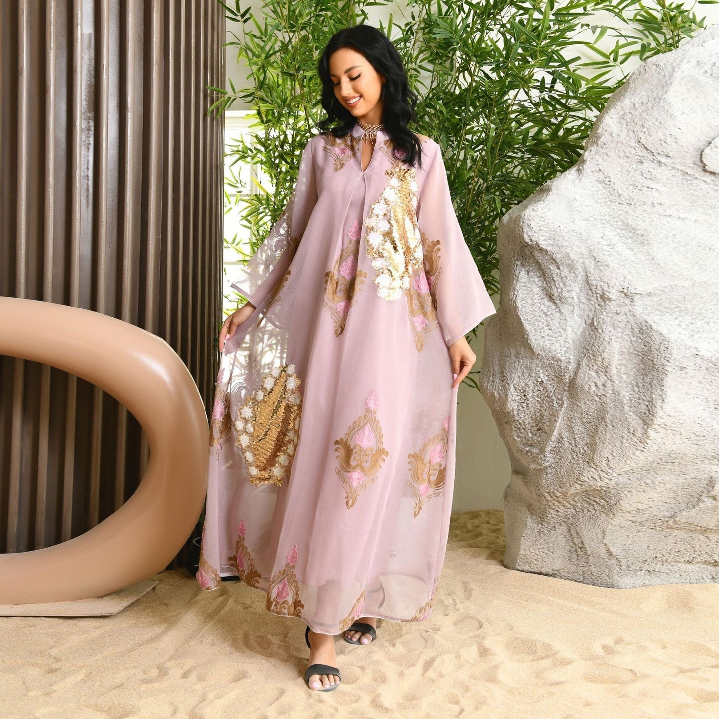 Sequin Embroidered Dress Glamorous LE Fragrance