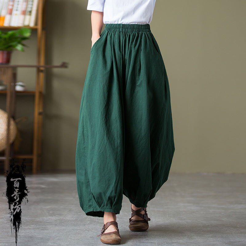 Women’s Cotton Linen Bloomers LE Fragrance
