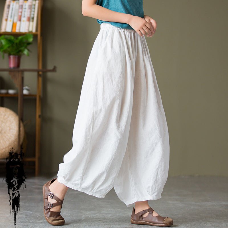 Women’s Cotton Linen Bloomers LE Fragrance