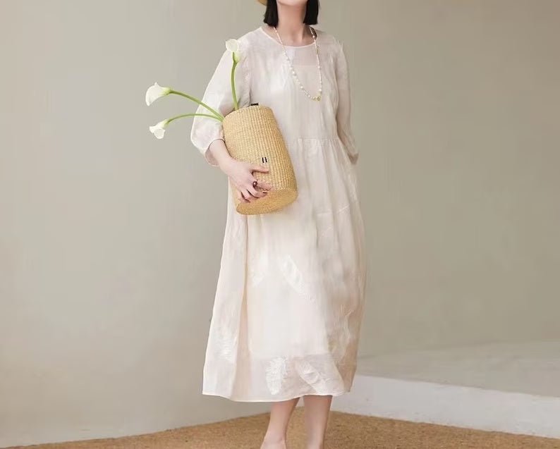 Women’s Fashion Personality Linen Dress Stylish Trendsi