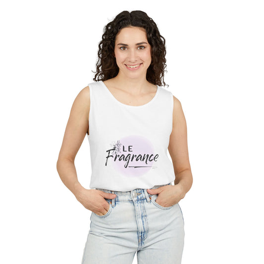 Floral Tank Top - 'Le Fragrance' Design Printify