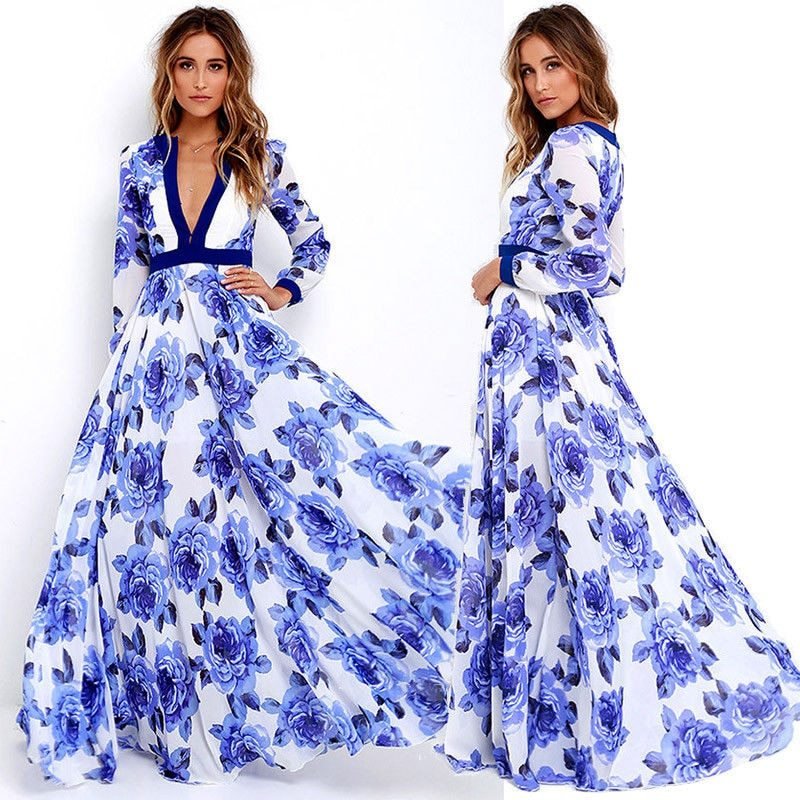 Cotton Long Sleeve Vintage Dress Elegant Chinese Retro Style LE Fragrance