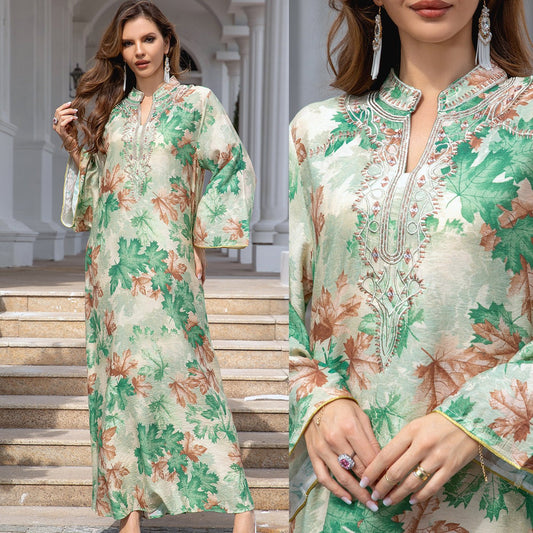 Embroidered Fashion Robe Elegant and Stylish LE Fragrance