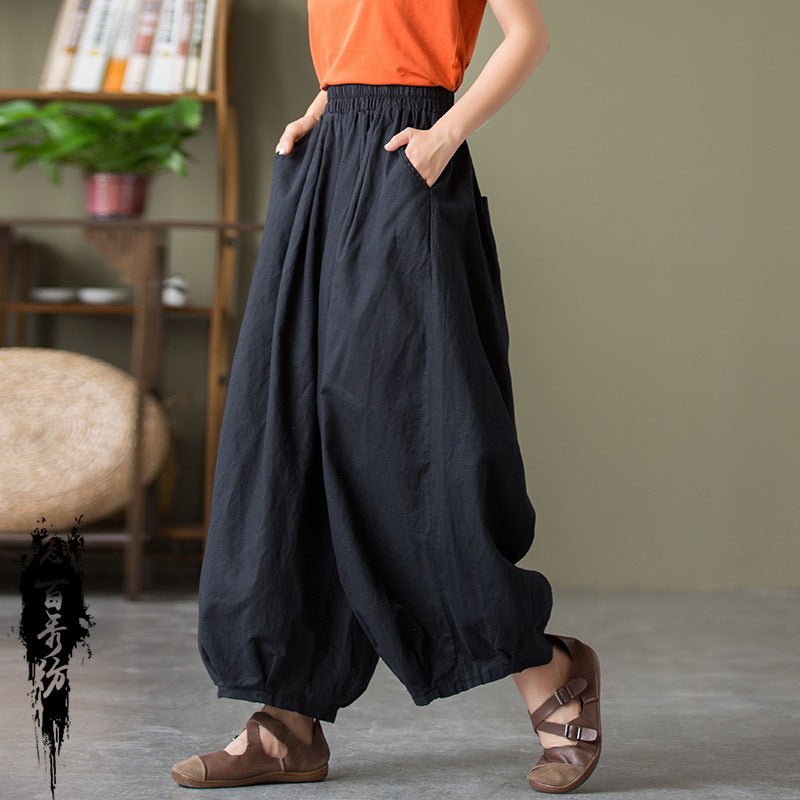 Women’s Cotton Linen Bloomers LE Fragrance