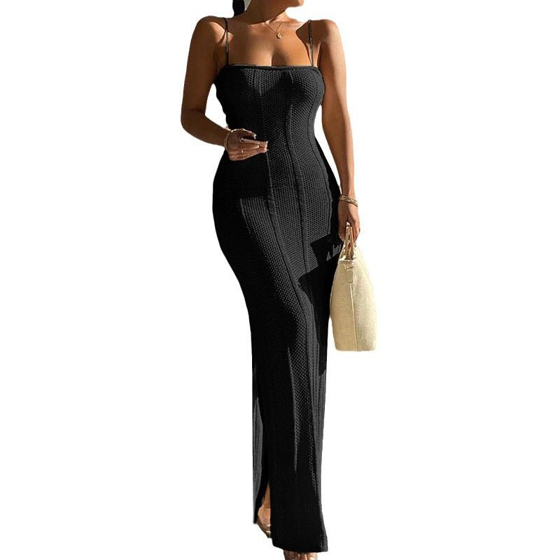 Women’s Fashionable Knitted Sweater Dress Cozy and Stylish Fall/Winter Outfit LE FRAGRANCE