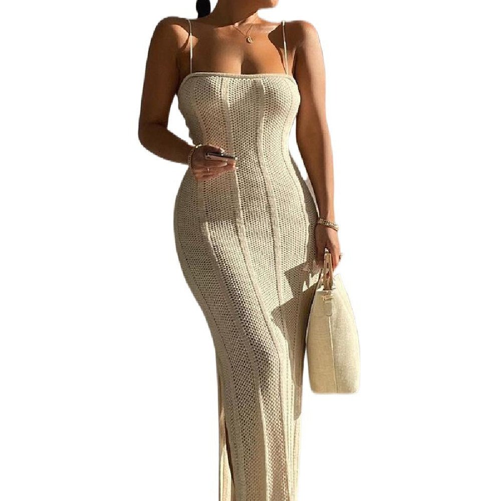 Women’s Fashionable Knitted Sweater Dress Cozy and Stylish Fall/Winter Outfit LE FRAGRANCE